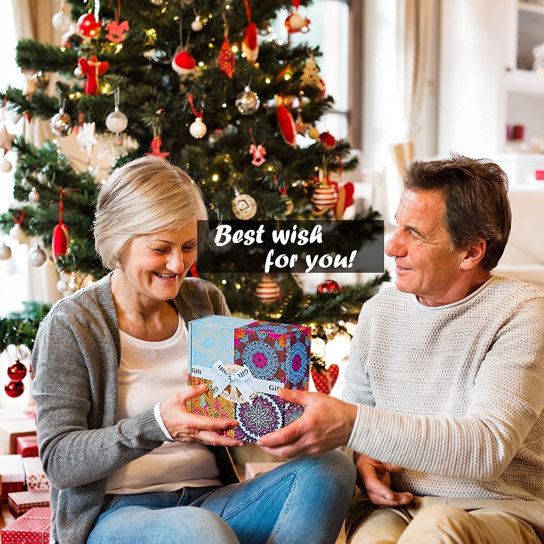 Scented Candles Gifts for Women,Natural Soy Wax Candle Set, Portable Travel Candle 4 Tins-Lavender,Lemon,Fig,Spring,Gifts for Mother's Day, Valentine's Day, Birthday, Christmas