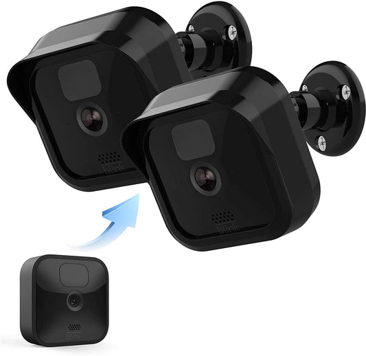 Blink Outdoor Camera Wall Mount Bracket,Weatherproof Protective Cover Case and 360 Degree Adjustable Mount for New Blink Outdoor Indoor Home Security Camera System (New Blink Mount 2Pack)