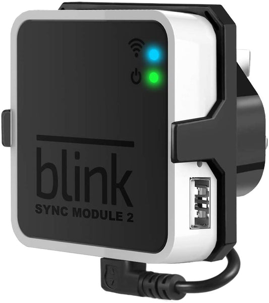 Outlet Wall Mount for Blink Sync Module 2- Blink Accessories for Blink All-new&Blink XT2&Blink XT Outdoor and Indoor Home Security Camera Mount with Short Cable (Black)