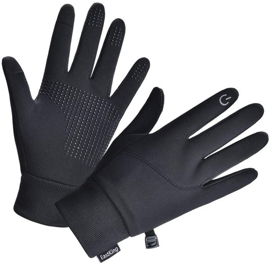 EastKing Lightweight Winter Gloves, Warm Water Resistant Touch Screen Gloves for Walking,Riding,Cycling,Running and Driving